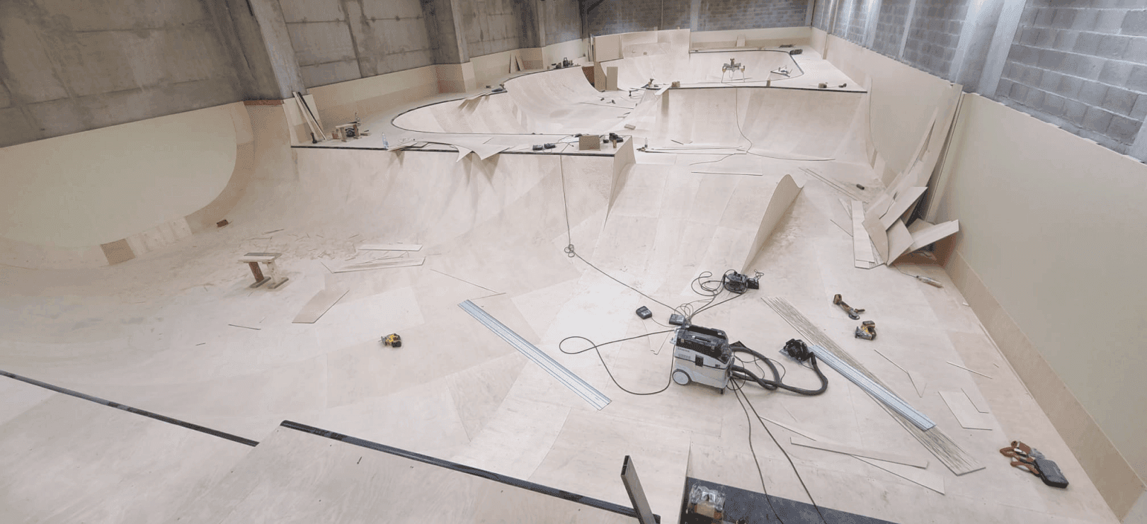 Skatepark drewniany - realizacja