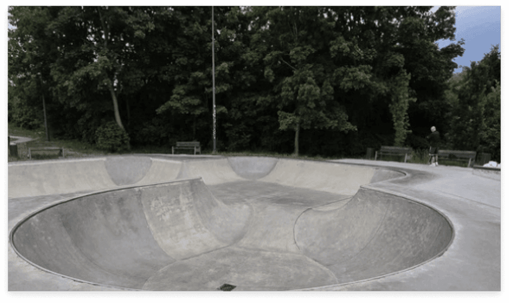 Skatepark przed renowacją