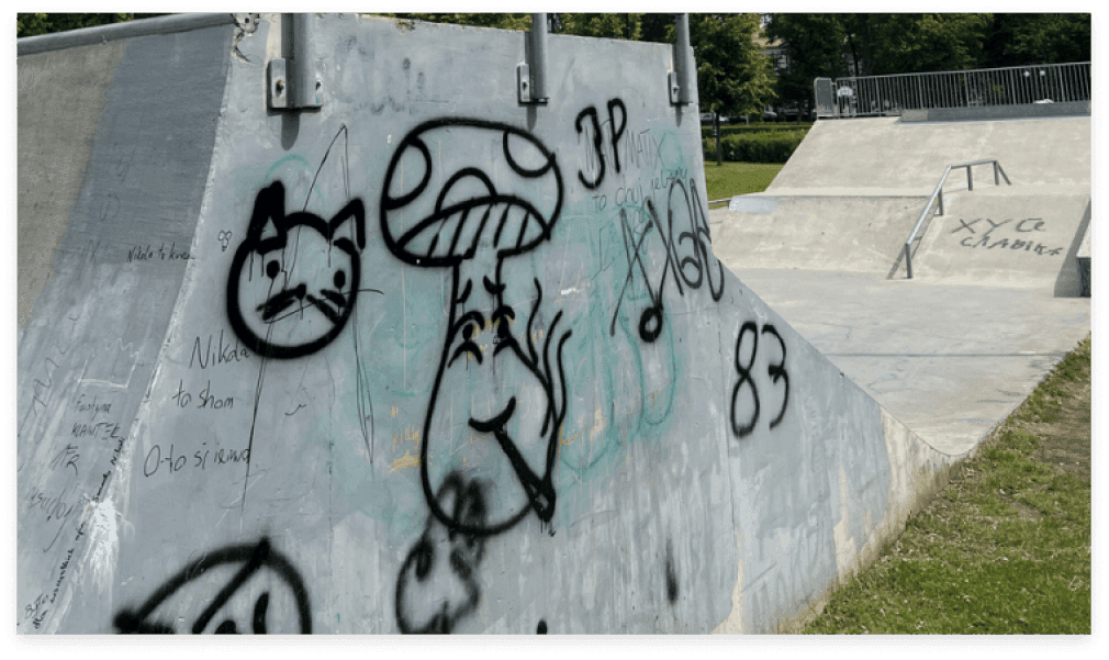 Skatepark po renowacji