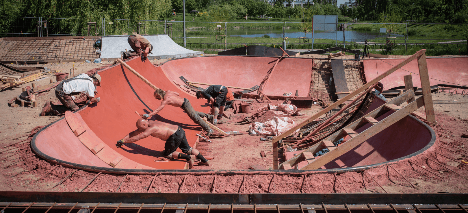 Skateparki betonowe - realizacja