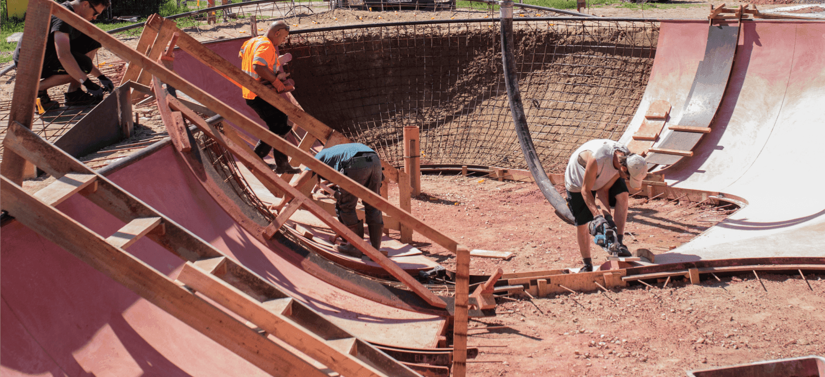 Skateparki betonowe - realizacja